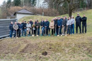 Spatenstich für den Neubau des Hochbehälters